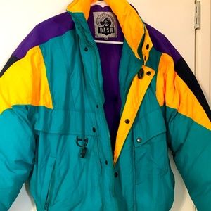 Vintage Dash snow jacket. Beautiful & vibrant!